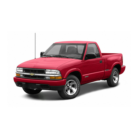 Chevrolet 2003 S10 Pickup User manual