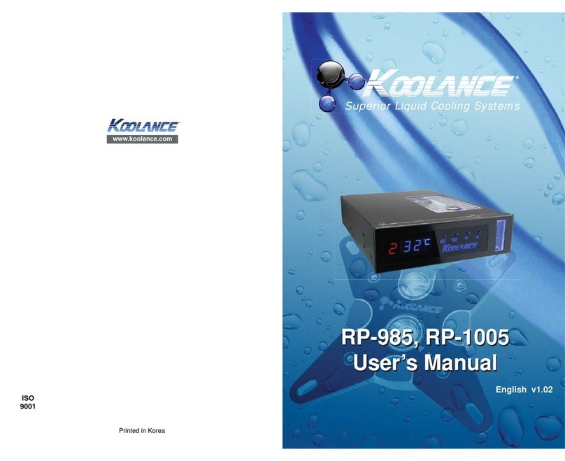 Koolance RP-985 user manual