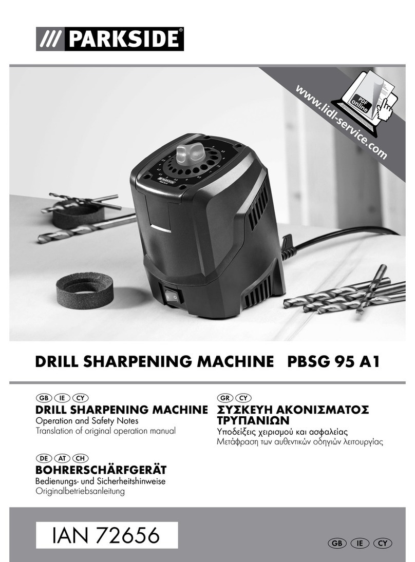 Parkside PBSG 95 A1 User manual