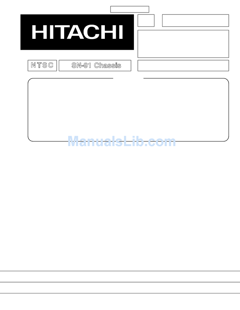 Hitachi 27CX01B User manual