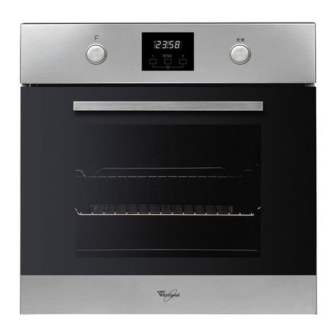 Whirlpool Oven User and maintenance manual