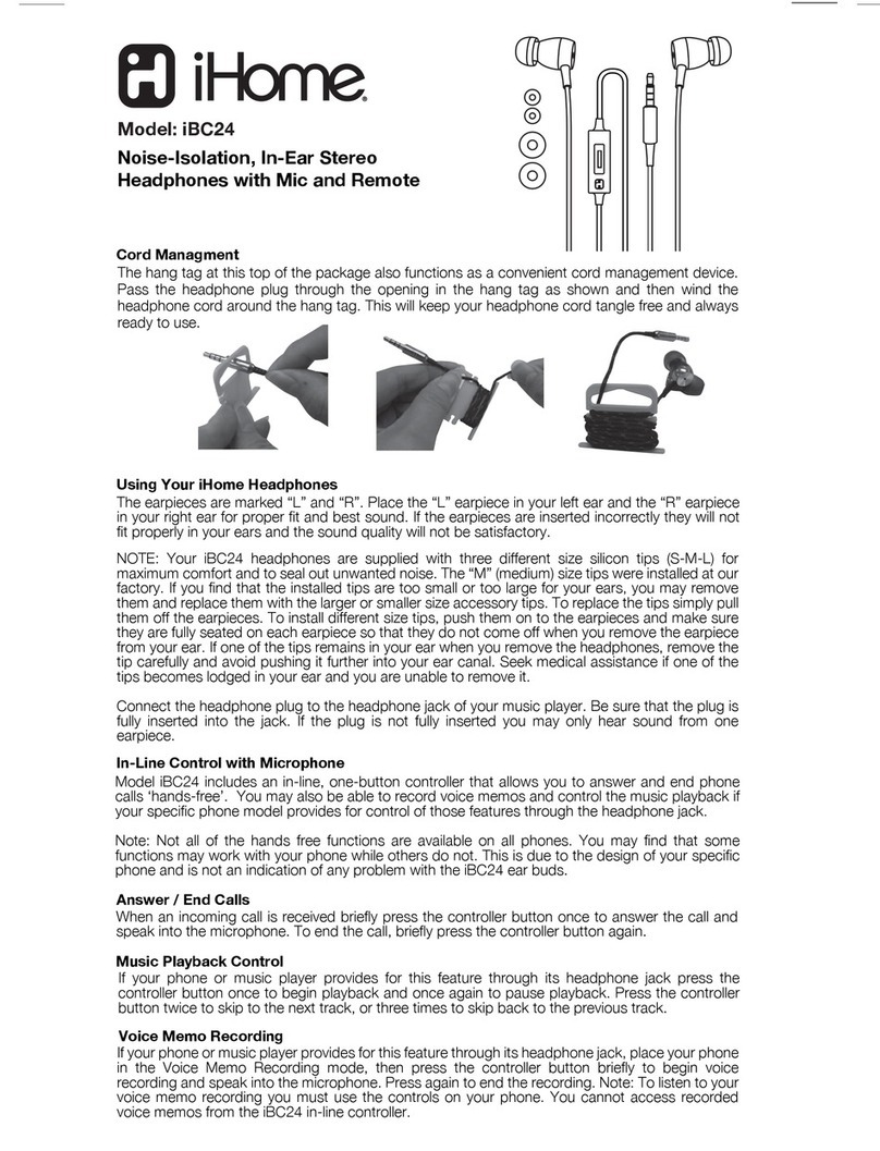 iHome iBC24 User manual