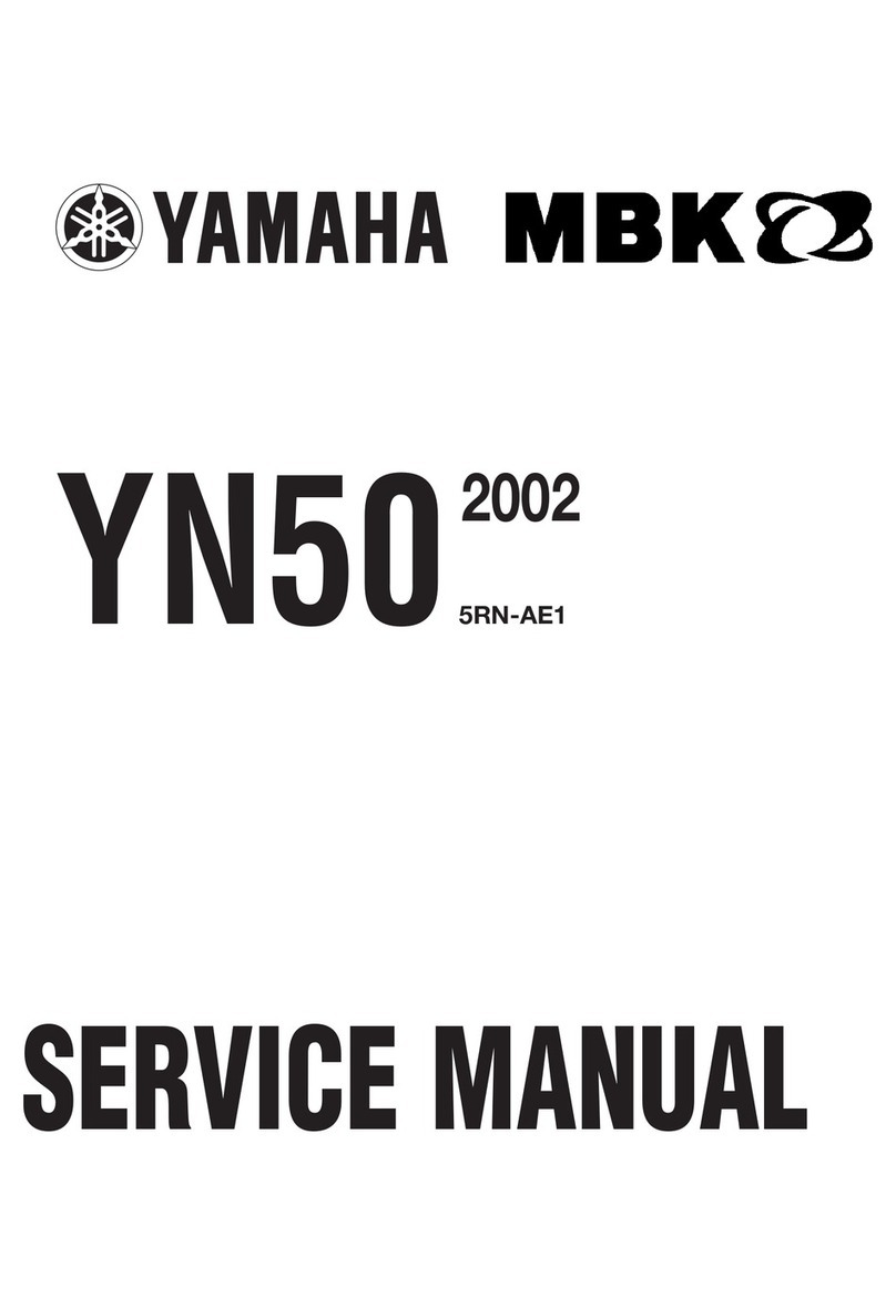 Yamaha YB50 Service manual