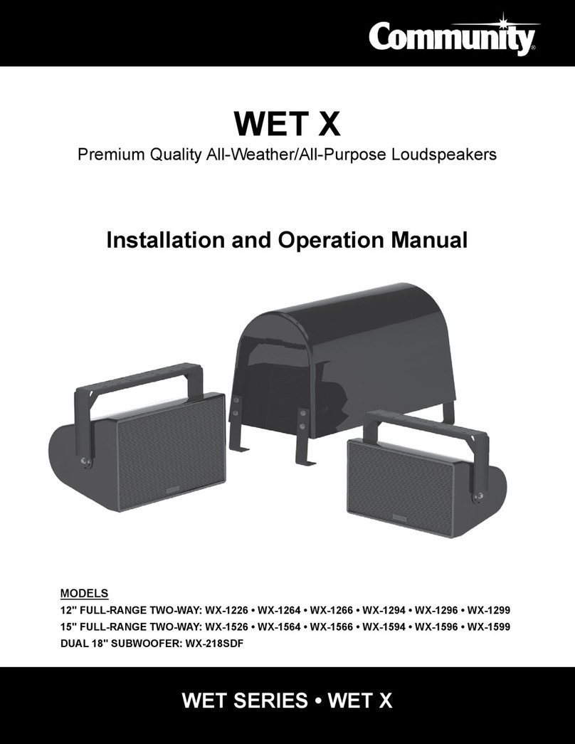 Community WX-1226 User manual