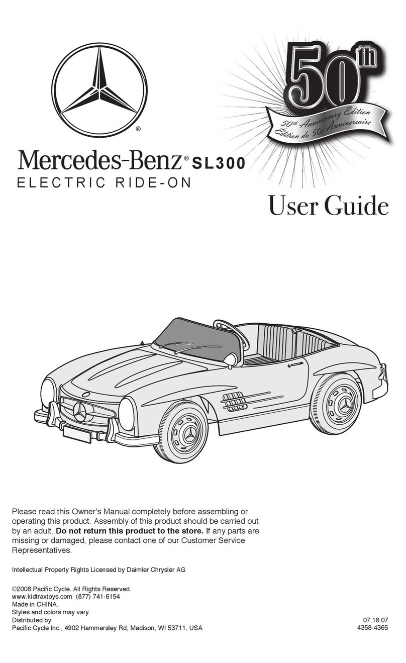 PACIFIC CYCLE MBSL300 User manual