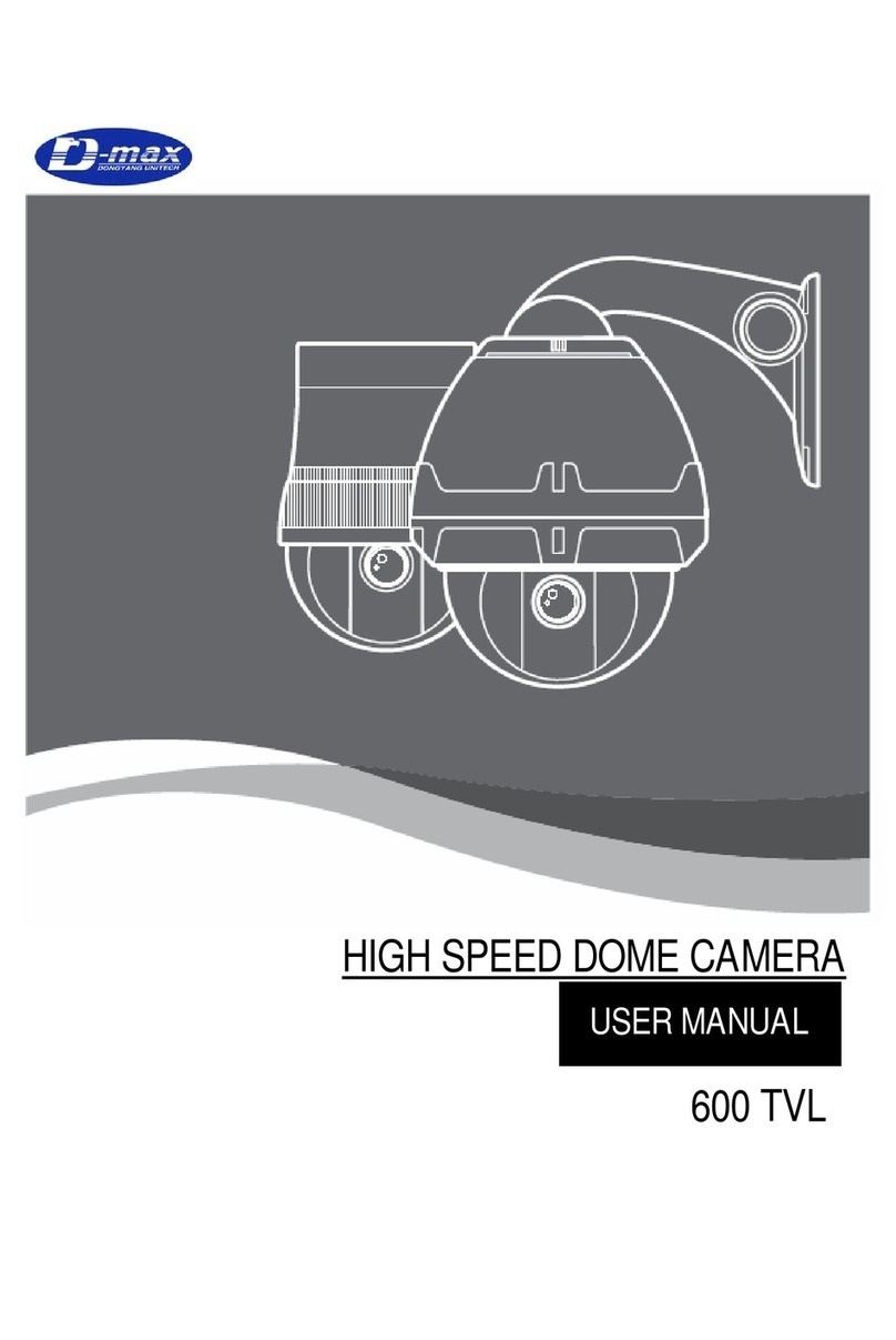 D-MAX 600 TVL User manual D-MAX 600 TVL User manual
