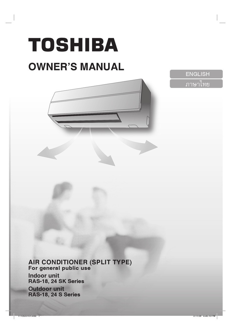 Toshiba RAS-24S Series User manual