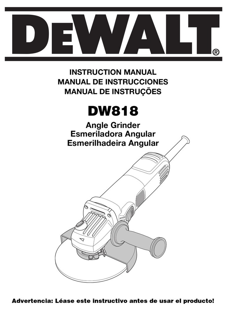 DeWalt DW818 User manual