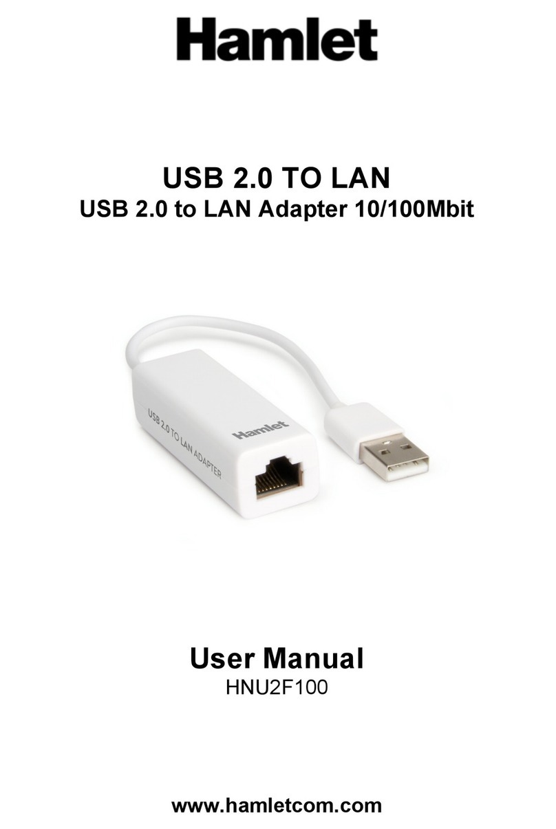 Hamlet HNU2F100 user manual
