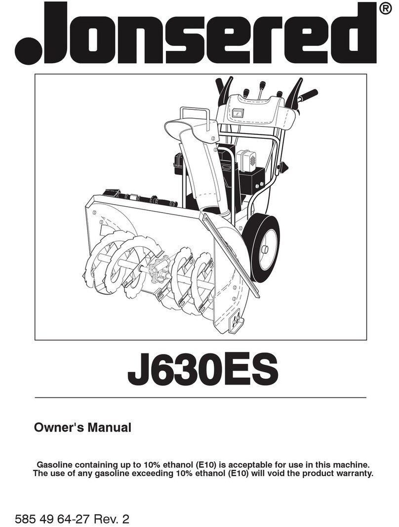 Jonsered J630ES owner's manual