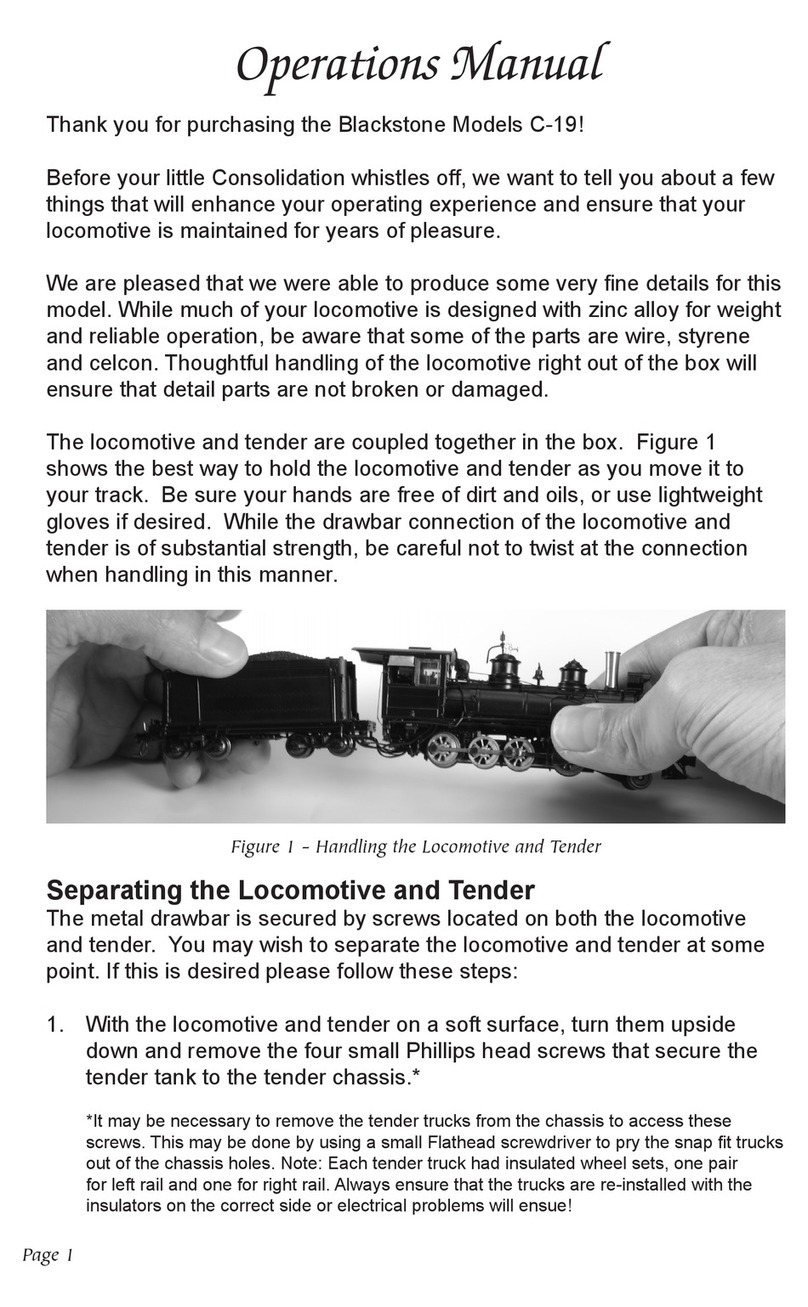 Blackstone Models C-19 Operation manual Blackstone Models C-19 Operation manual