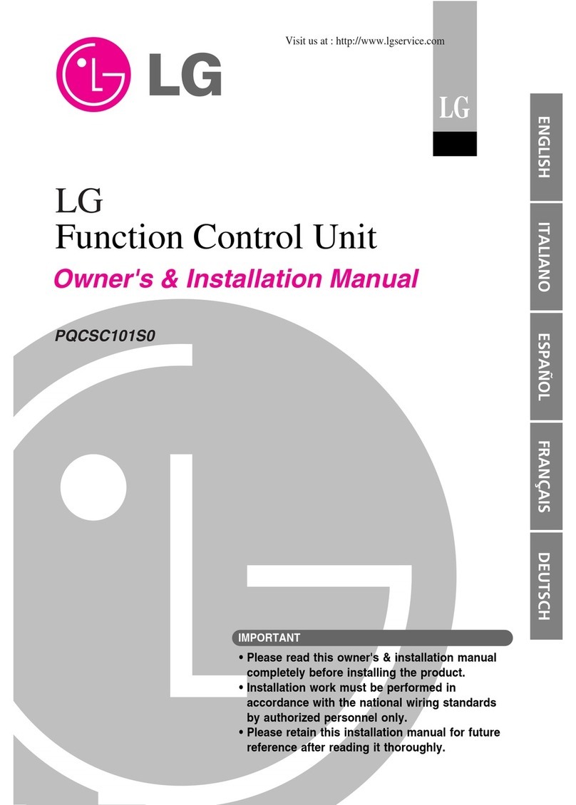 LG PQCSC101S0 Quick start guide