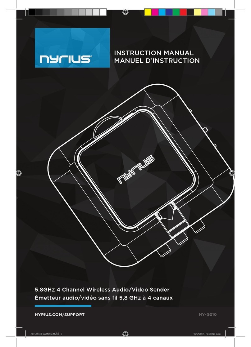 Nyrius NY-GS10 User manual