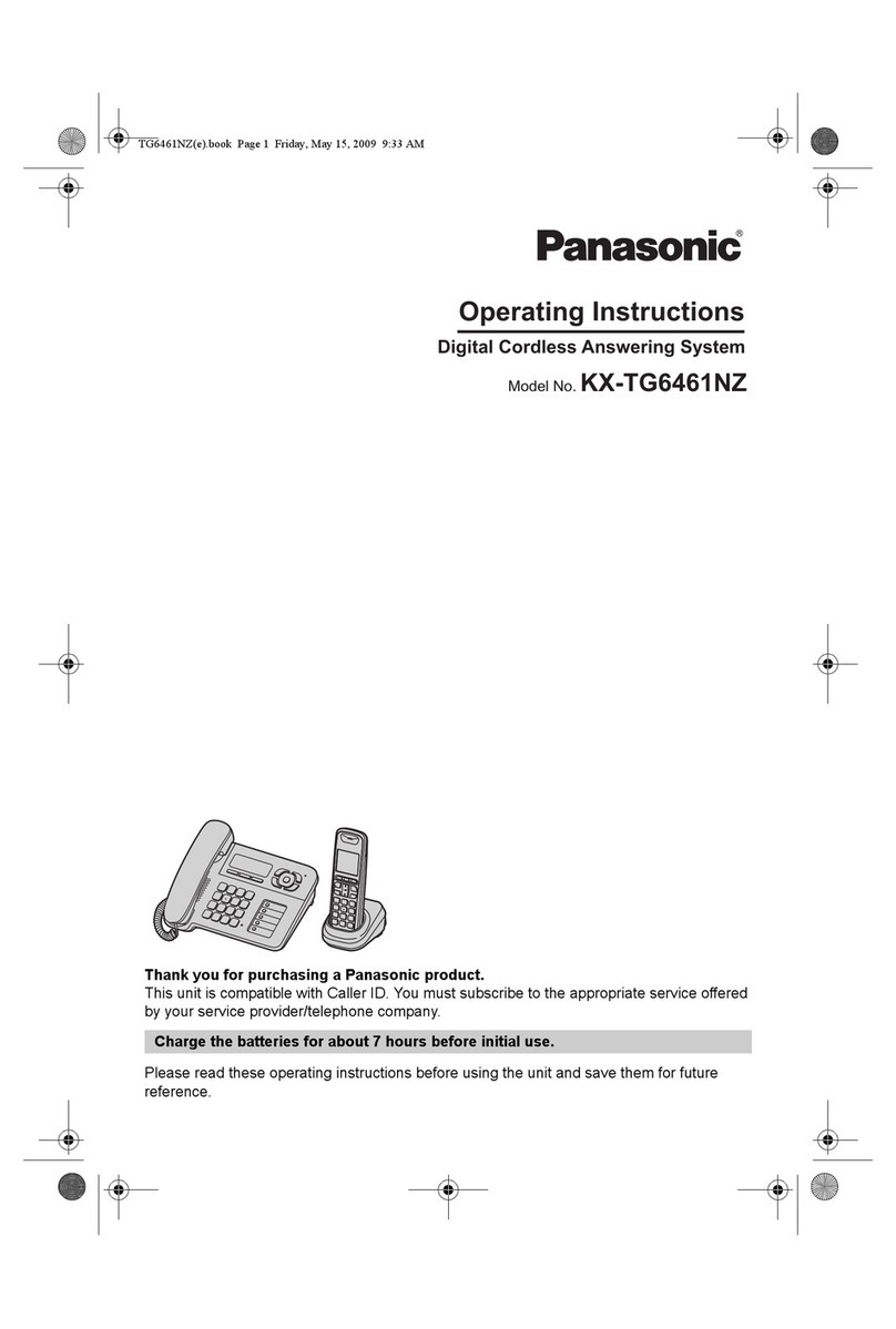 Panasonic KX-TG6461NZ operating instructions