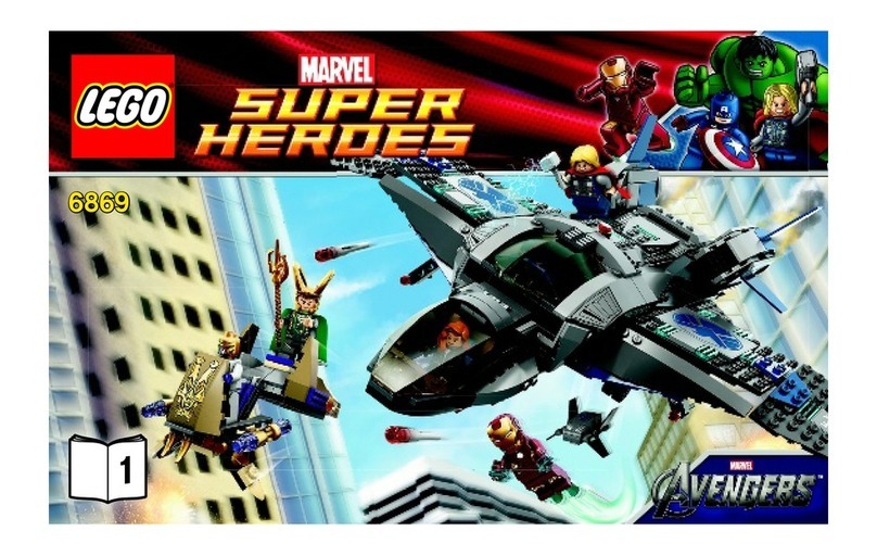 LEGO 6869 Super Heroes user guide