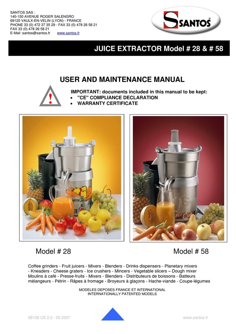 Santos 28 Operating instructions Santos 28 Operating instructions