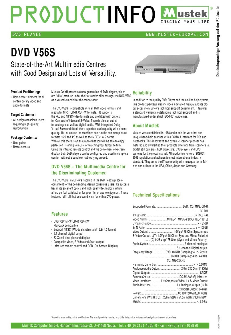 Mustek V56S user guide