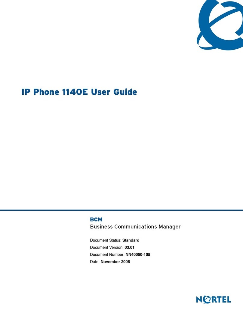 Nortel 1140E User manual