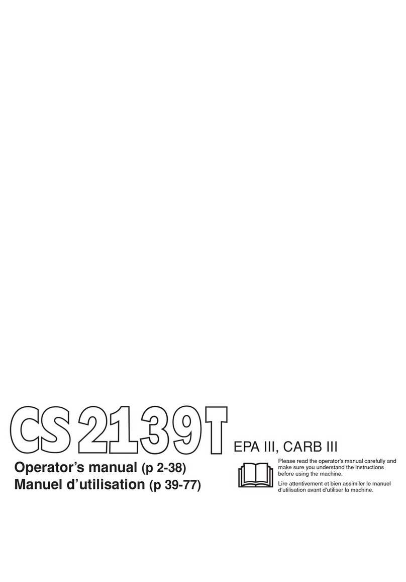 Jonsered CS 2139T User manual