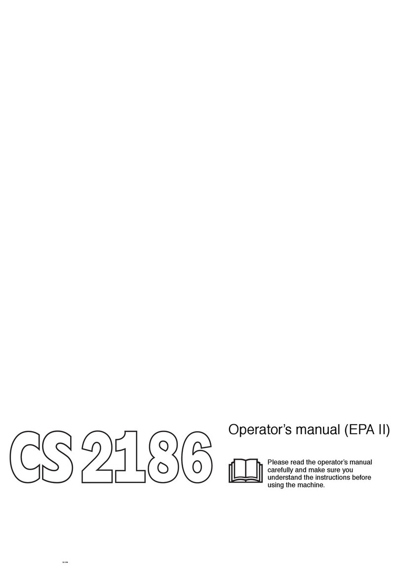 Jonsered CS 2186 User manual