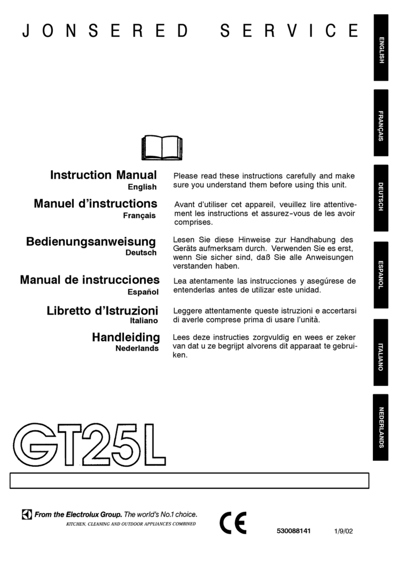 Jonsered GT25L User manual
