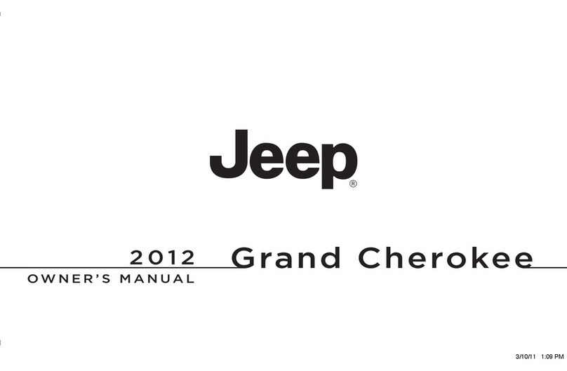 Jeep 2012 Grand Cherokee SRT8 User manual