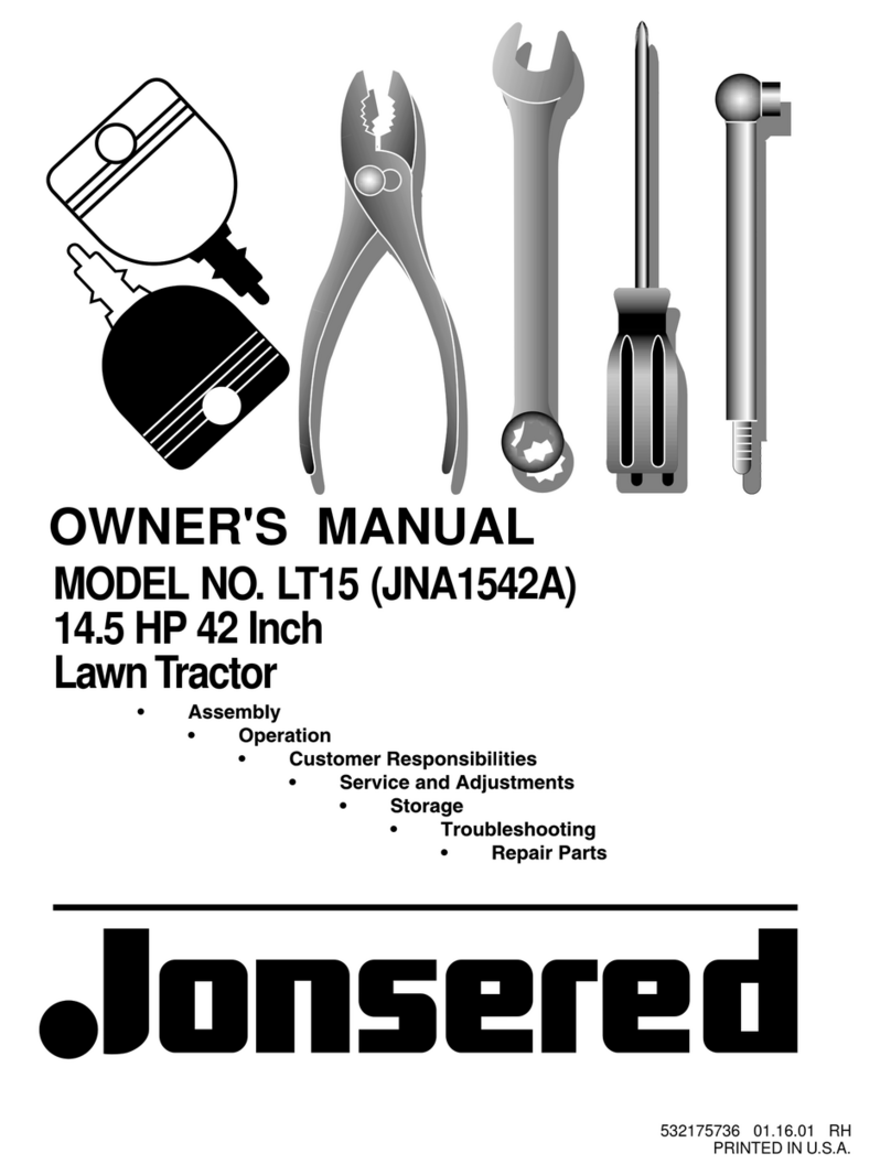 Jonsered JNA1542A owner's manual