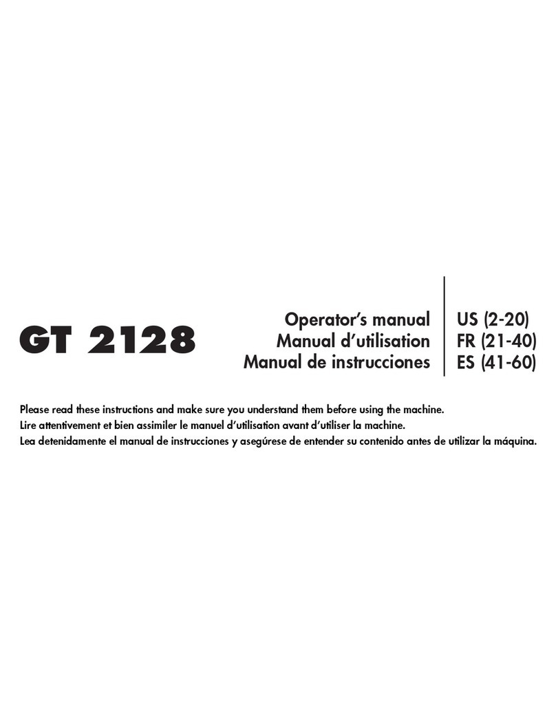 Jonsered GT 2128 User manual