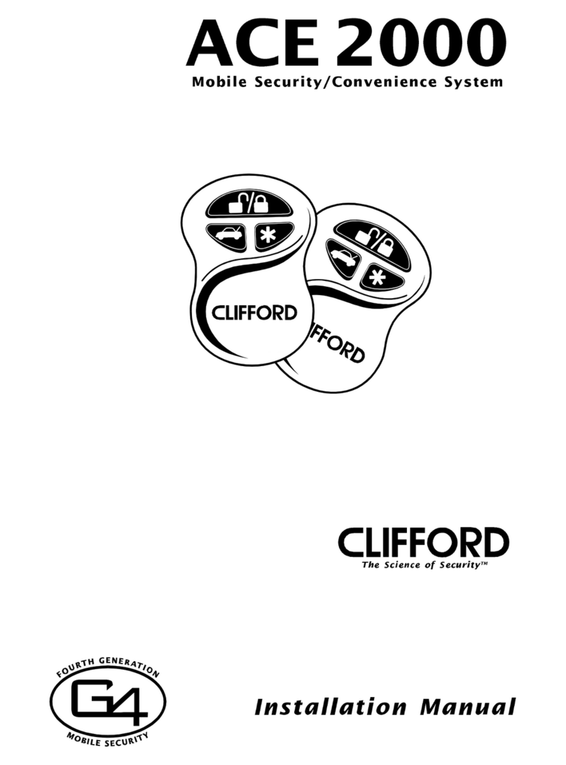 Clifford ACE 2000 installation manual