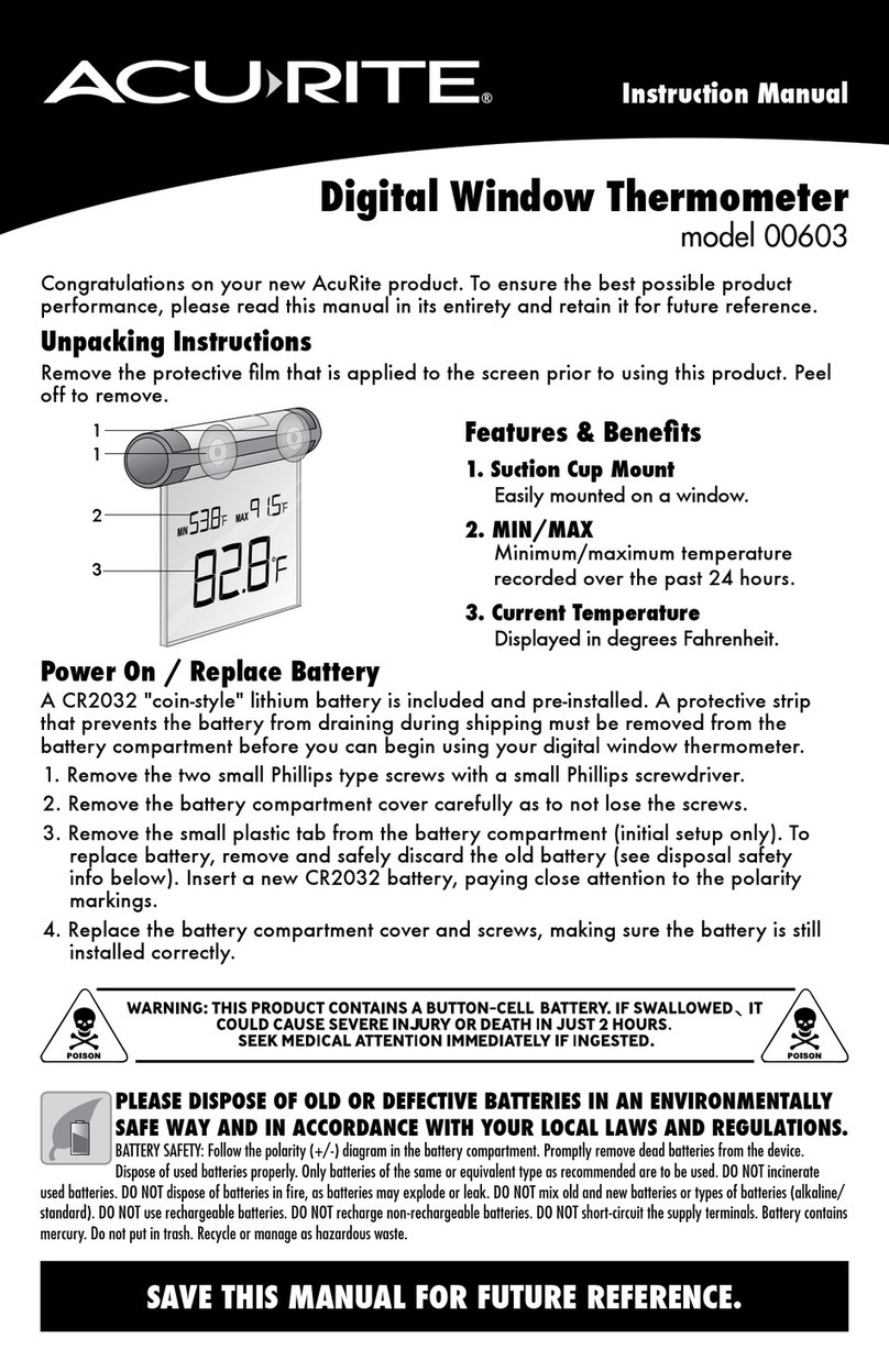 ACU-RITE 603 User manual