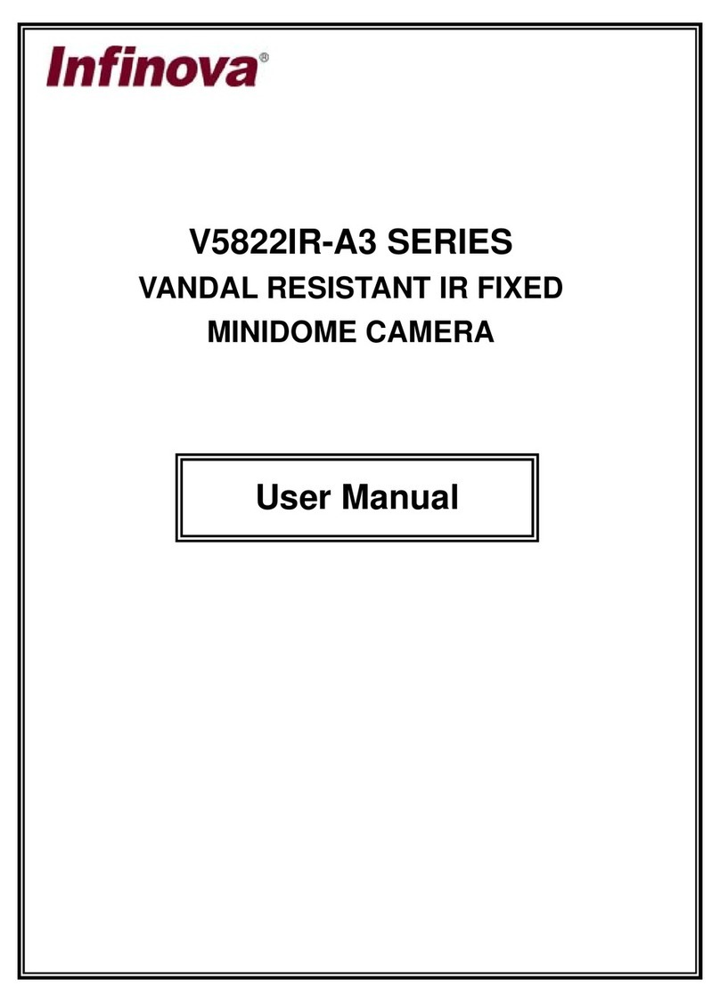 Infinova V5822IR-A3 SERIES User manual