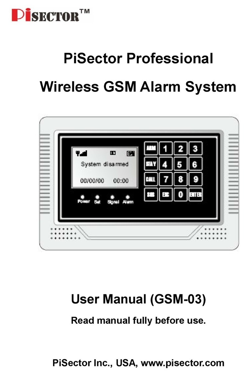 Pisector GSM-03 user manual
