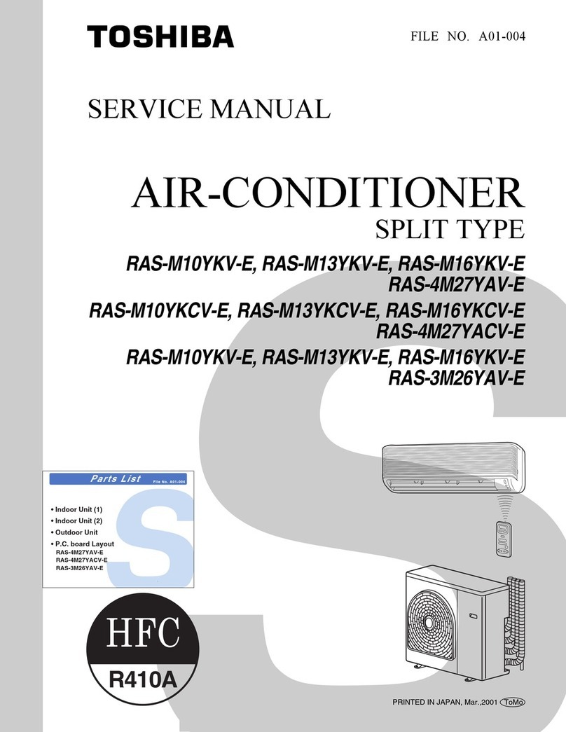 Toshiba RAS-M10YKV-E User manual