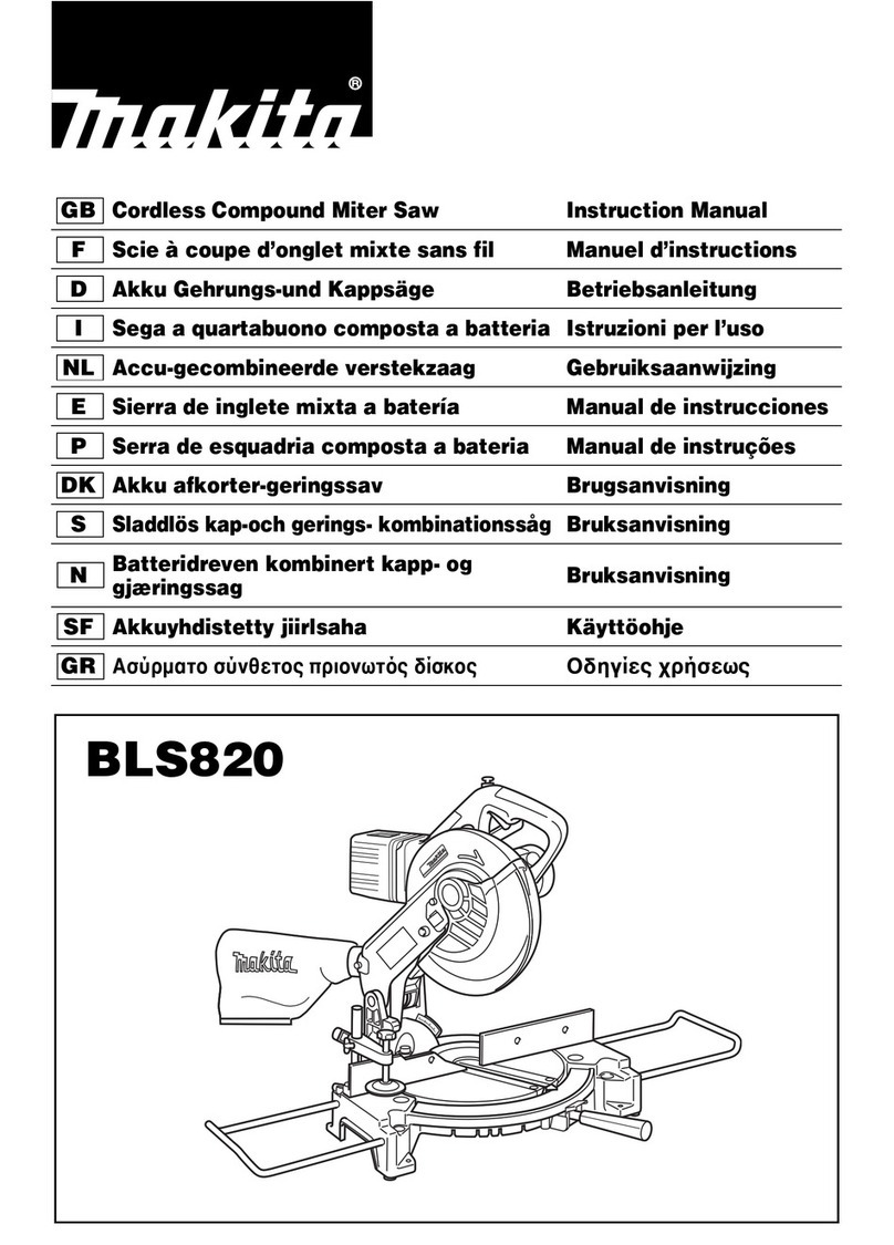 Makita BLS820 User manual