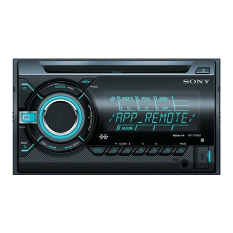 Sony WX-GT80UI operating instructions
