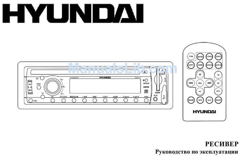Hyundai H-CDM8035 instruction manual