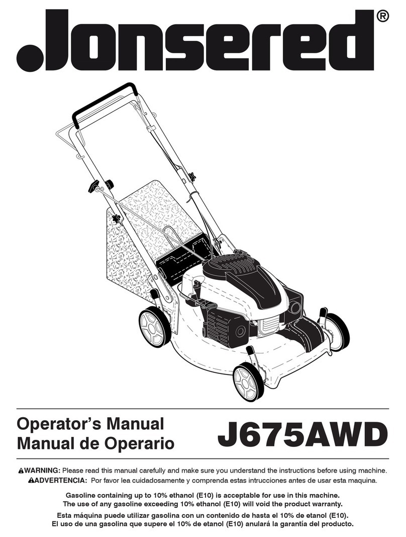 Jonsered J675AWD Operator's manual