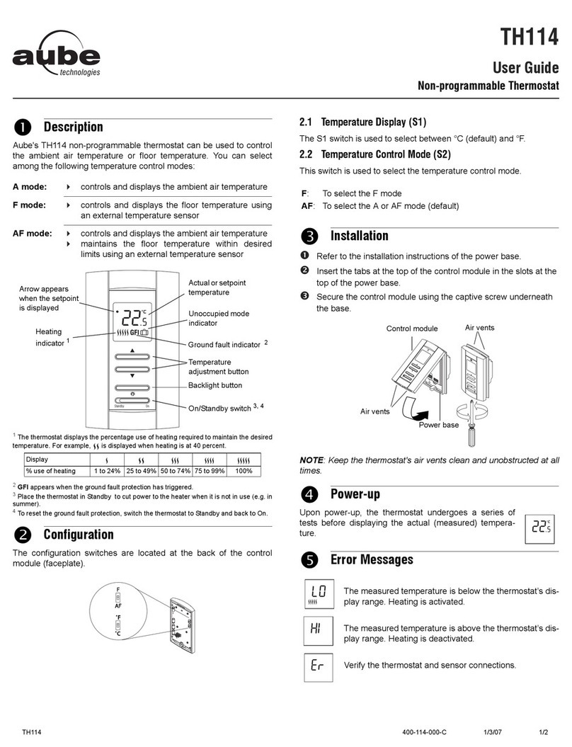 Aube Technologies TH114 User manual