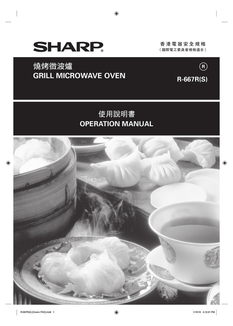 Sharp R-667R User manual