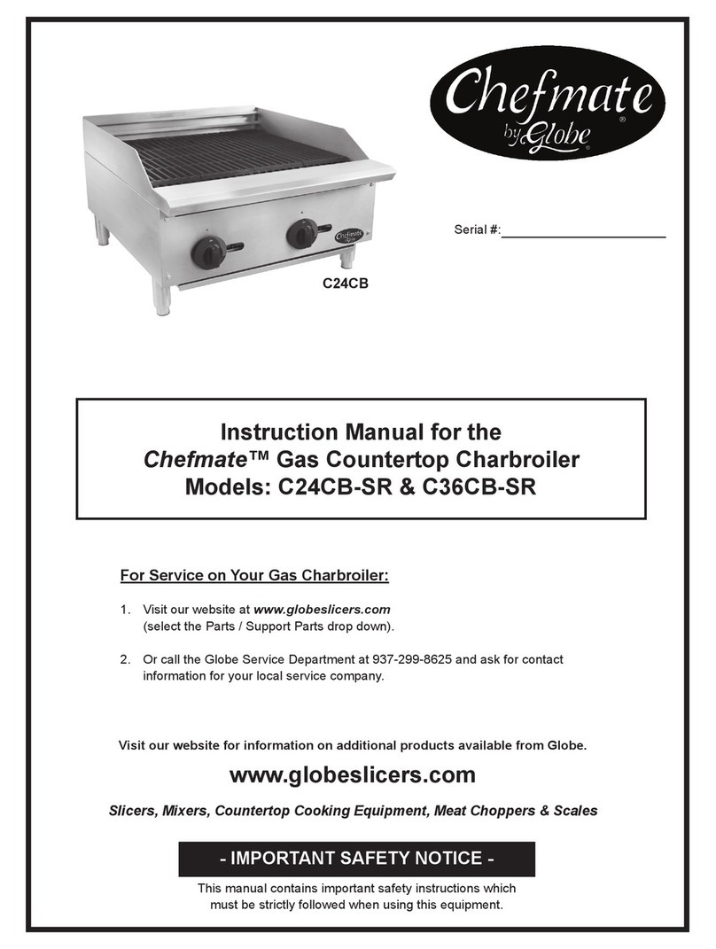 Globe Chefmate C24CB-SR instruction manual