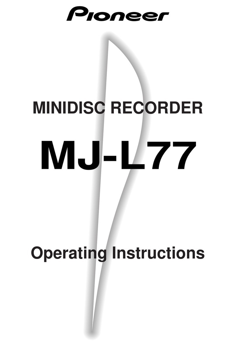 Pioneer MJ-L77 User manual