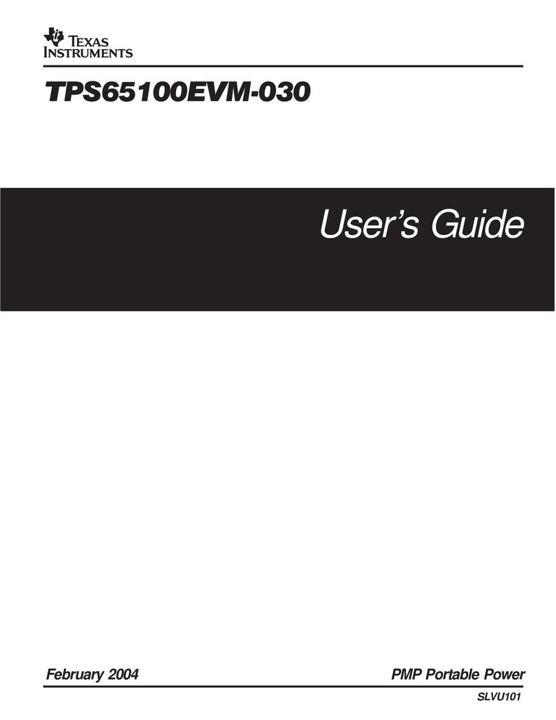 Texas Instruments TPS65100EVM-030 User manual