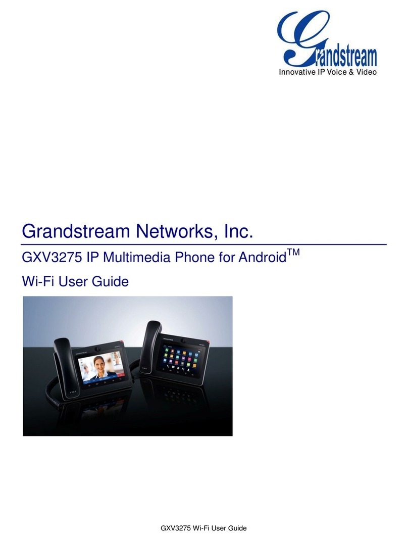 Grandstream Networks GXV3275 User manual