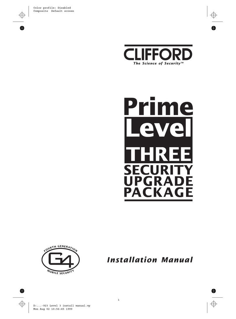 Clifford Prime Level Three Security Upgrade Package User manual