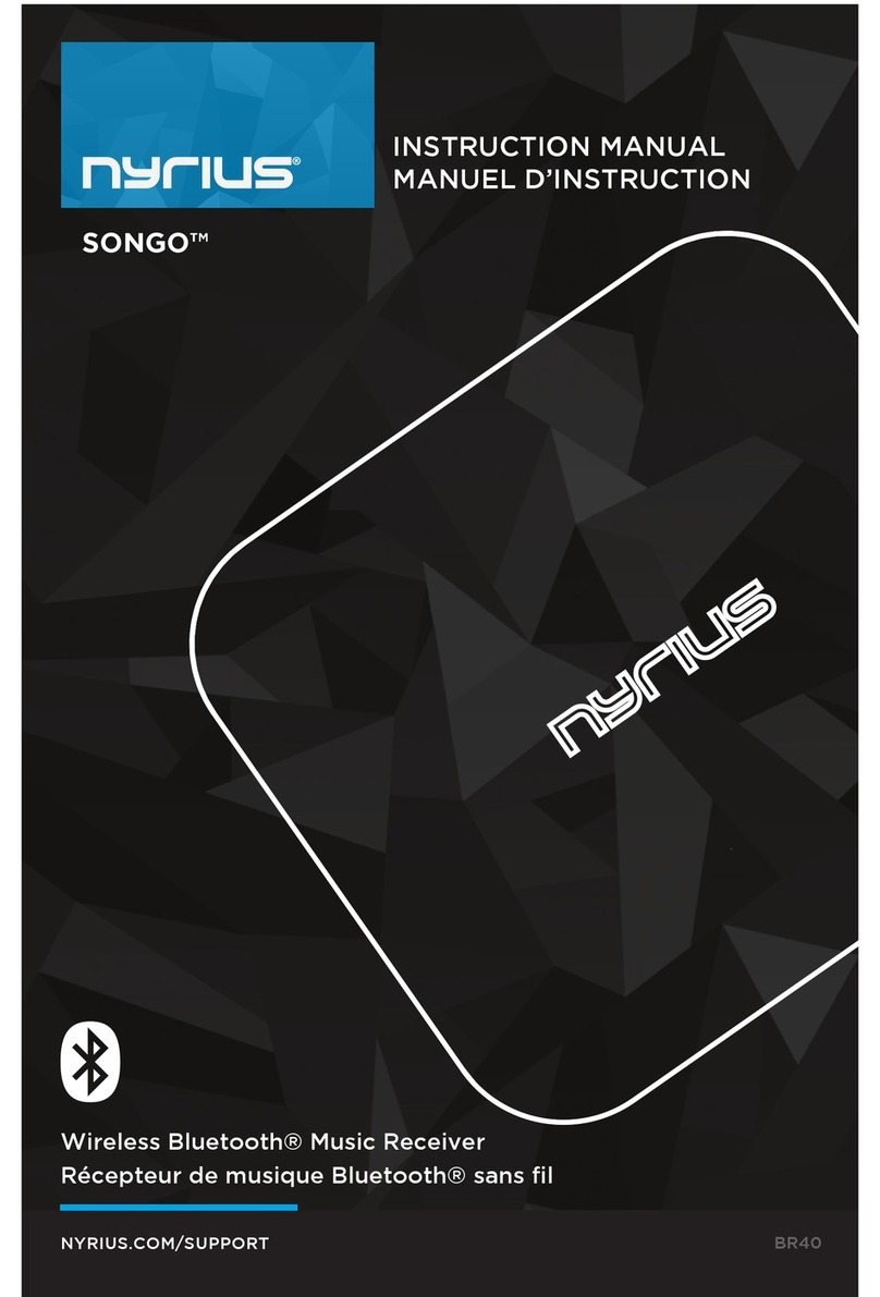 Nyrius Songo BR40 User manual