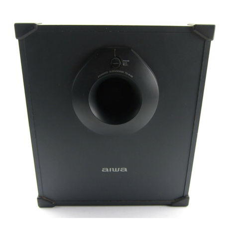Aiwa TS-W42 User manual