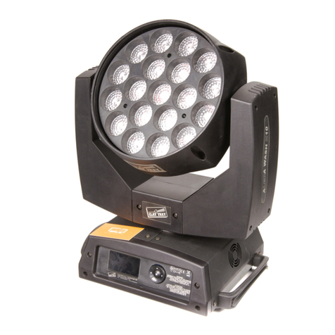 Claypaky A.LEDA B-EYE K10 EASY instruction manual