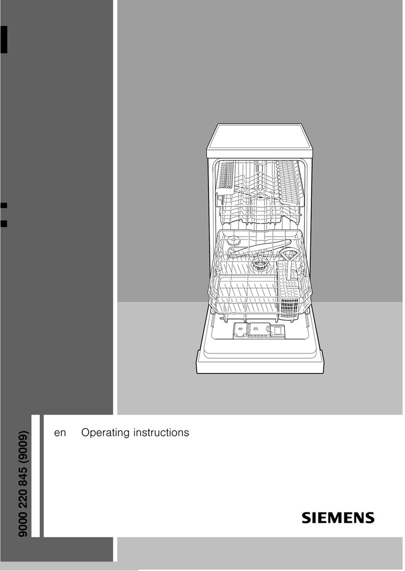 Siemens dishwasher User manual