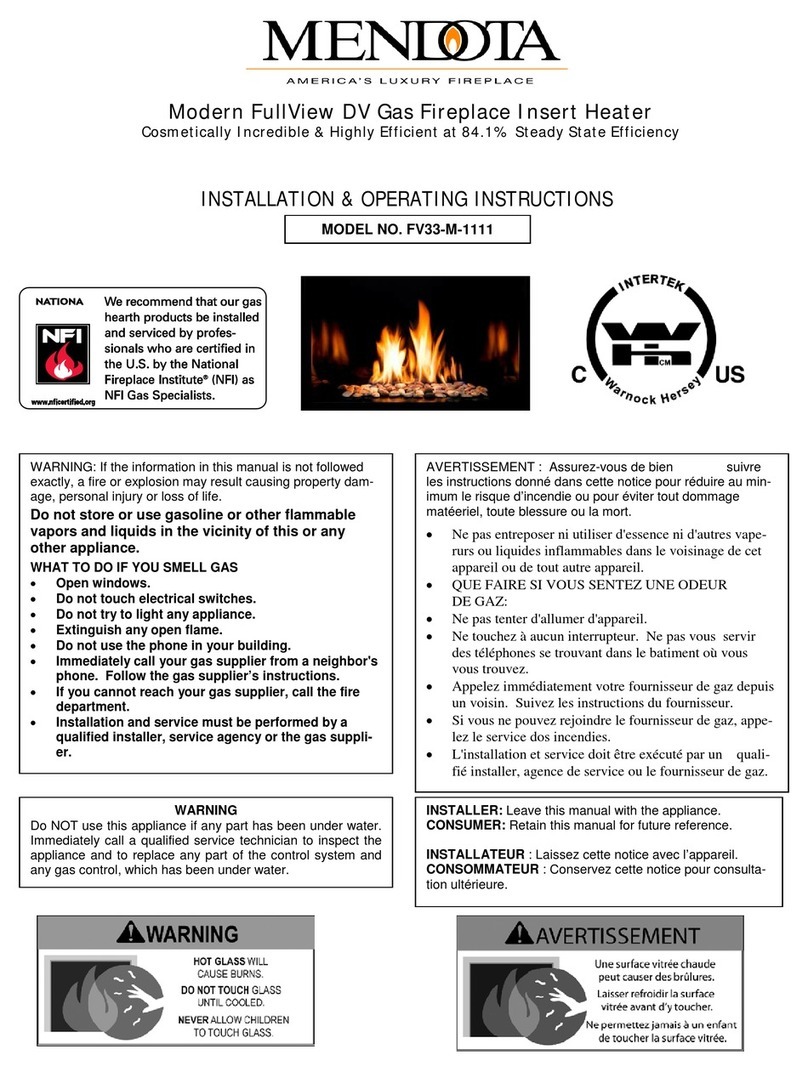Mendota FV33-M-1111 Installation & operating instructions