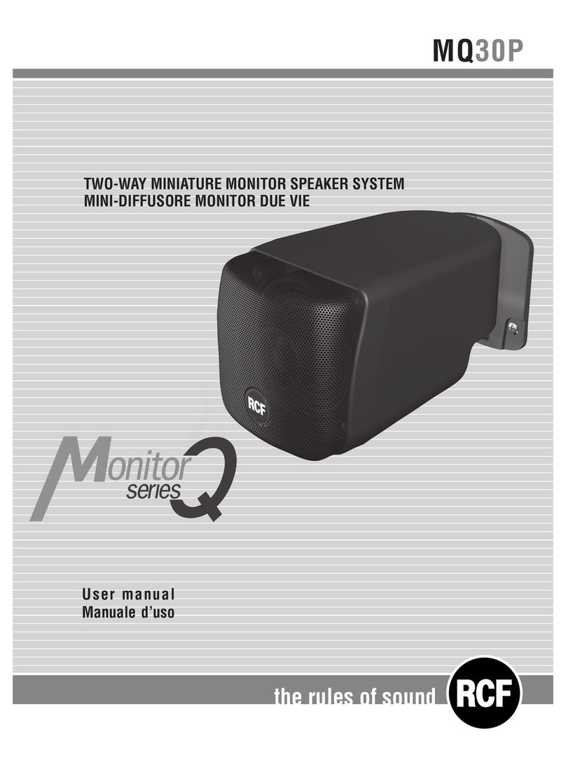 RCF MQ30P User manual